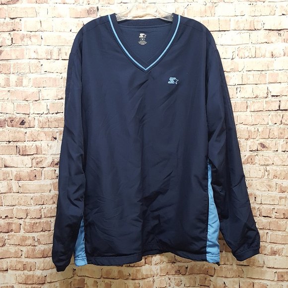 4405  Starter V-Neck Pullover Jacket Men's Med 38-40 - Picture 1 of 11
